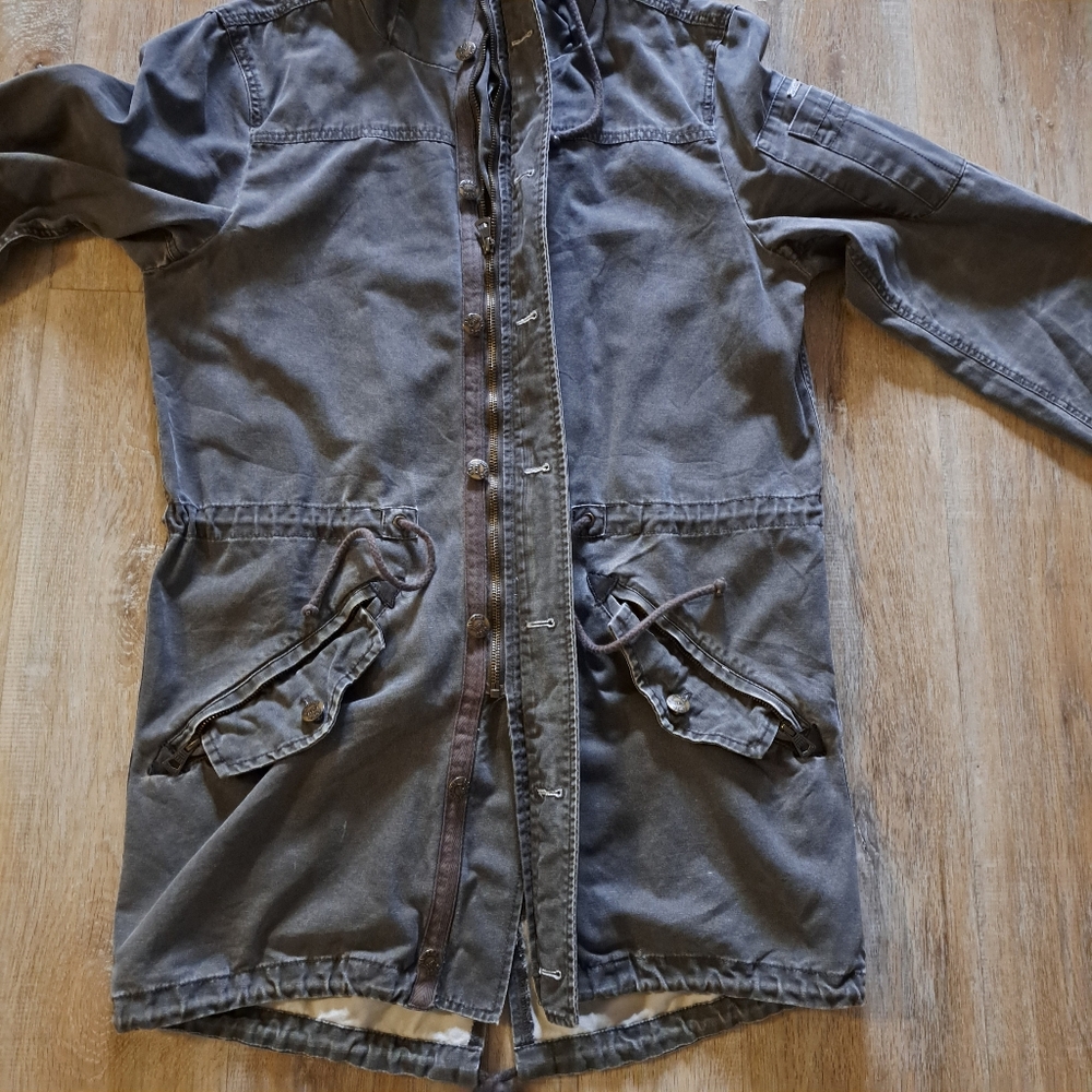 Weatherproof Vintage Authentic Sportswear Men's Jacket Denim Stonewash Small - Picture 9 of 12